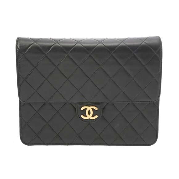 CHANEL Matrasse Push Lock ChainShoulder Black/Noir shoulder bag - Picture 1 of 12